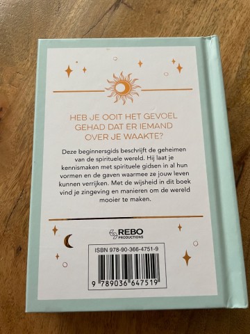 Achterkant zakboek engelen