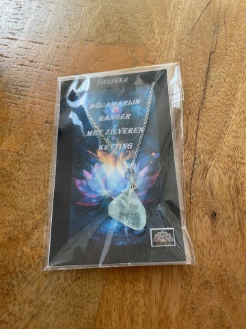 Aquamarijn hanger 