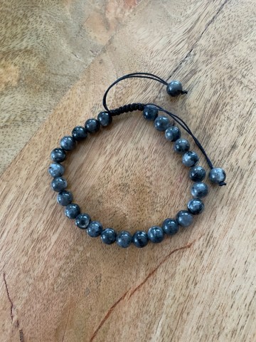 Armband labradoriet verstelbaar