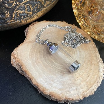 Ashanger container zilverkleurig