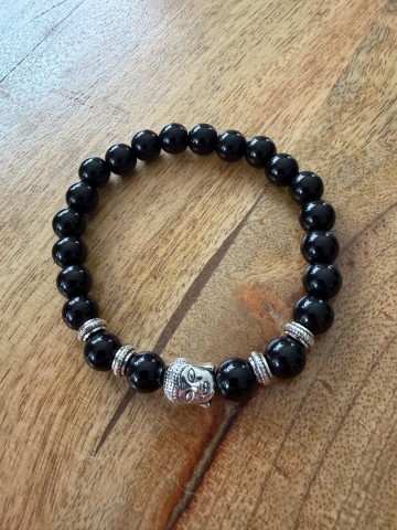 Boeddha armb obsidiaan