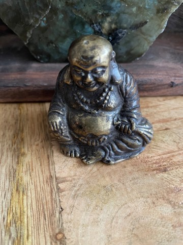 Boeddha bronskleur messing