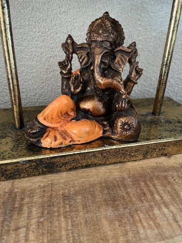 Ganesha oranje 13 cm