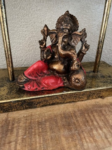 Ganesha rood 13 cm