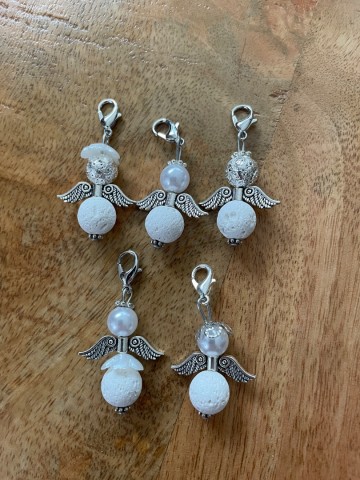 Geluksengel wit lava