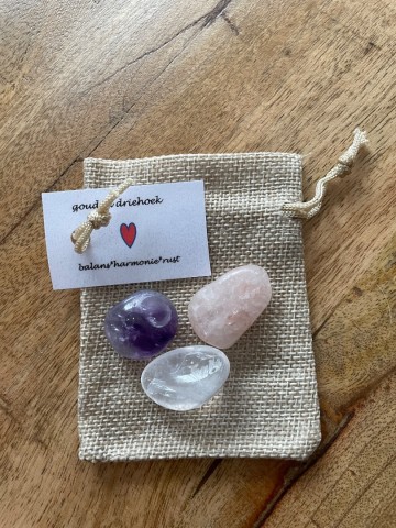 Goedendriehoek steentjes