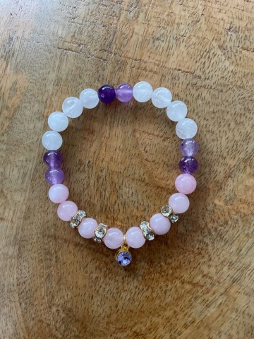 Gouden driehoek armband 1