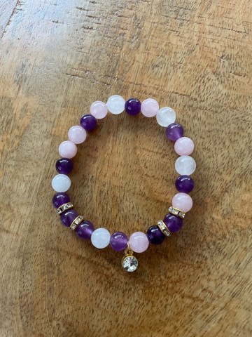 Gouden driehoek armband 2