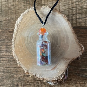 Ketting met flesje color full 0