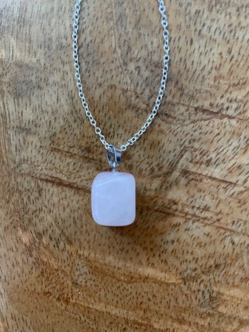 Ketting rozenkwarts fijn