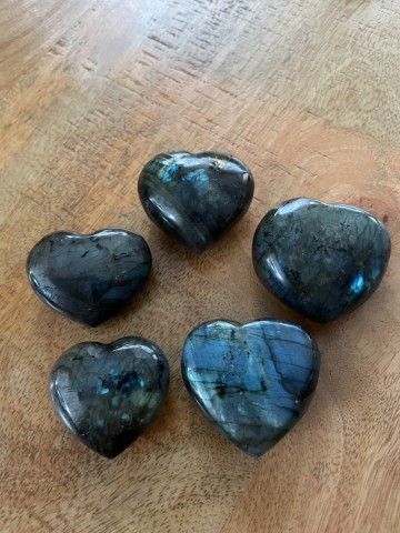 Labradoriet hart 45 cm