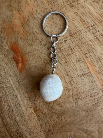 Maansteen sleutelhanger