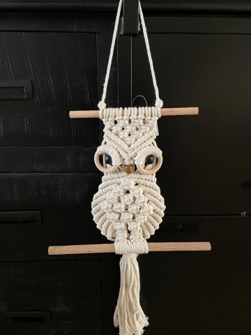 Macramehanger uil