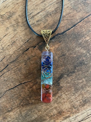 Orgonite chakra hanger small