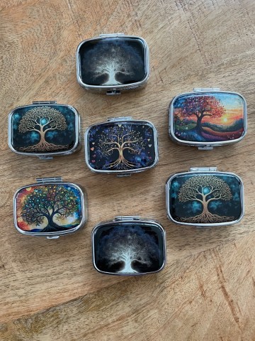 Pillendoosjes vierkant