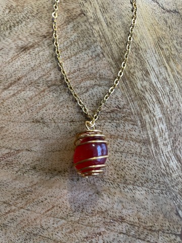 Spiraalketting goudkleurig