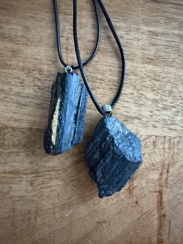 Toermalijn ruwe hanger